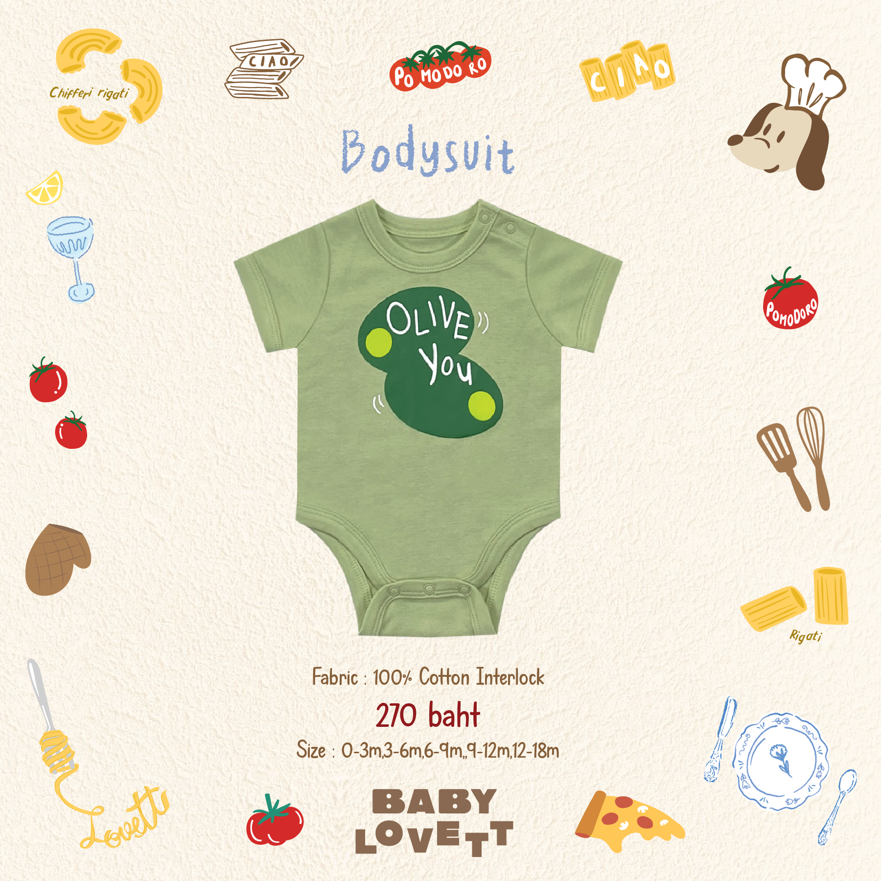 29 Bon Appétit Baby - Bodysuit