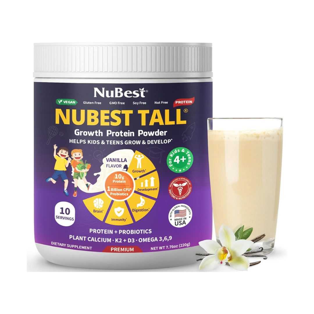 NuBest Protein Powder for Kids & Teens รส Vanilla ขนาด 220 กรัม จากอเมริกา พร้อมส่ง