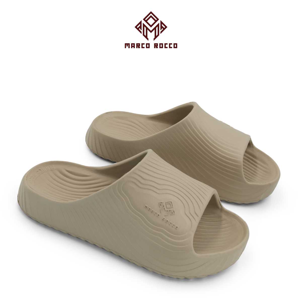 Marco Rocco รุ่น MR8012 รองเท้าแตะแฟชั่น แตะลายไม้  ผู้ชาย ผู้หญิง Size 36 - 45