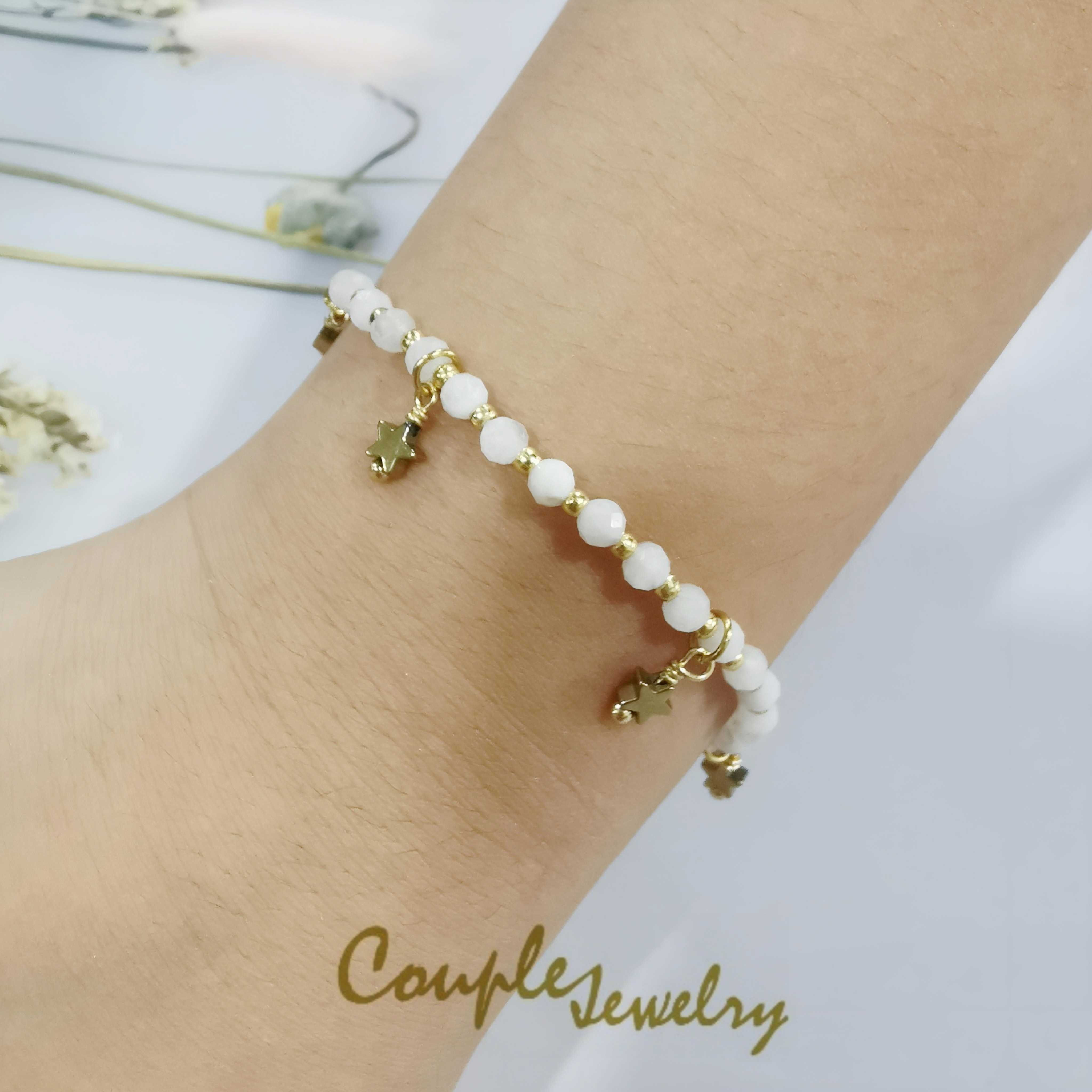 COUPLE-JEWELRY​: Star​ lines​(Moonstone)​