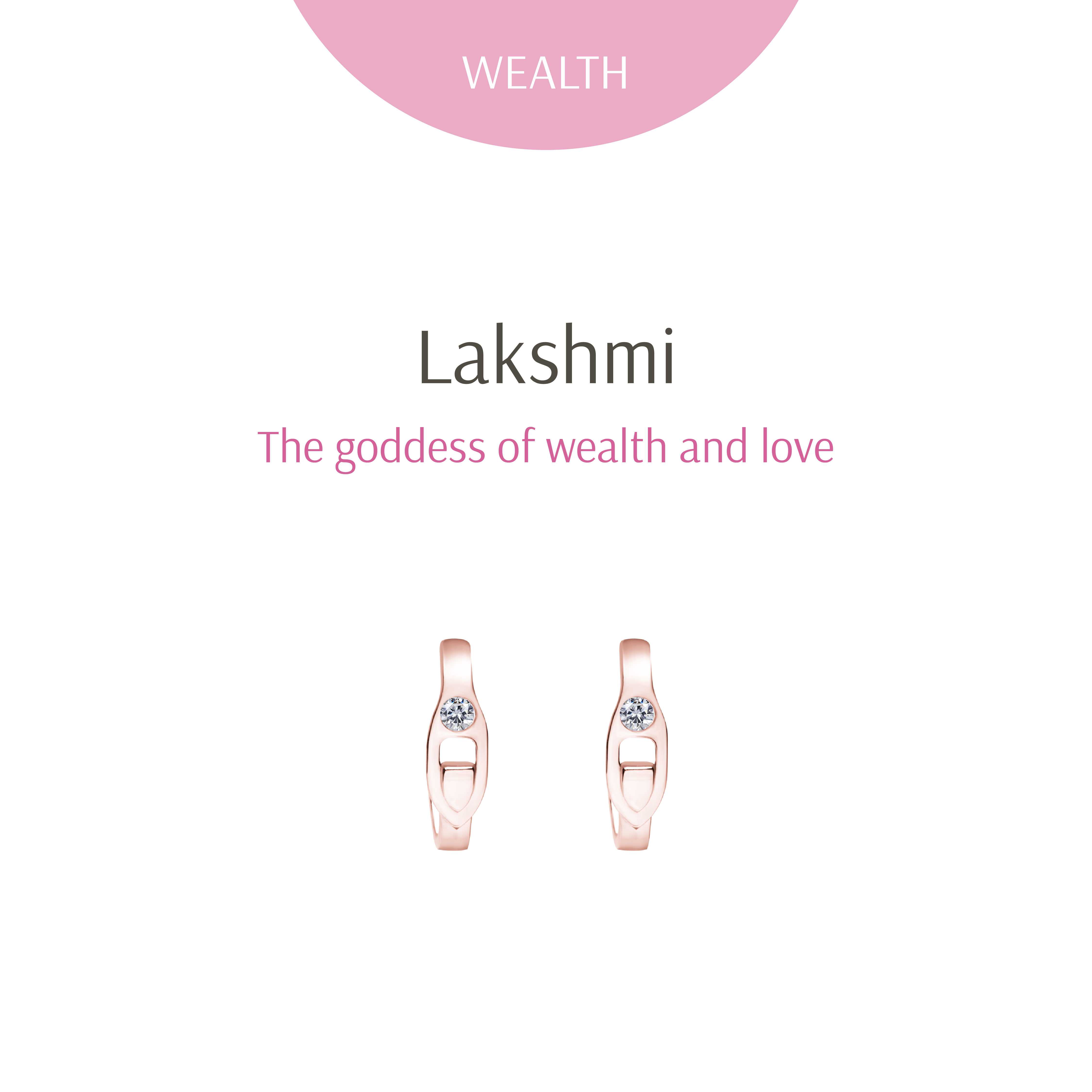 RAVIPA | Lakshmi Lotus Petal Rose Gold Earrings - ต่างหู
