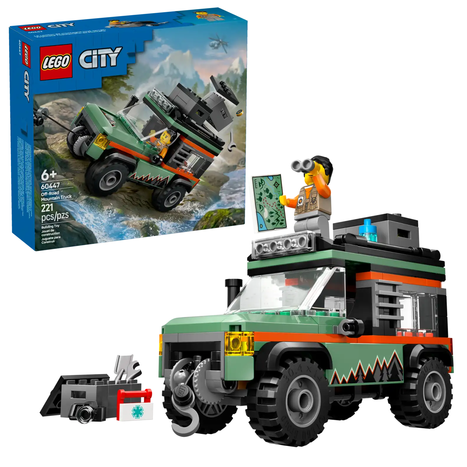 LEGO 60447 Off-Road 4x4 Mountain Truck(สินค้าซื้อแล้วไม่รับเปลี่ยนคืน)