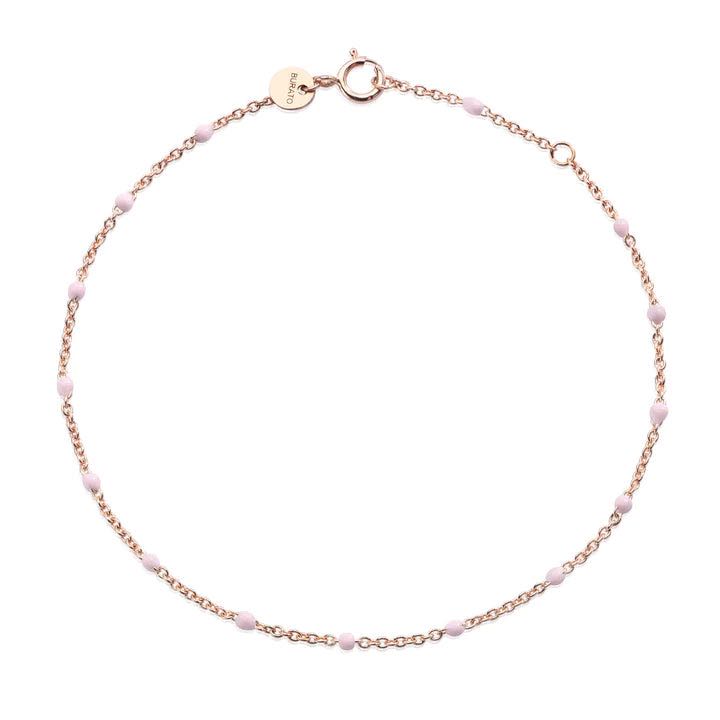 BRACELET - Pink Gold Rose Dots