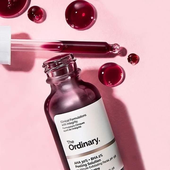 The ordinary AHA 30% + BHA 2% 30 ml มาร์กแดงในตำนาน ผิวเรียบเนียน ใส