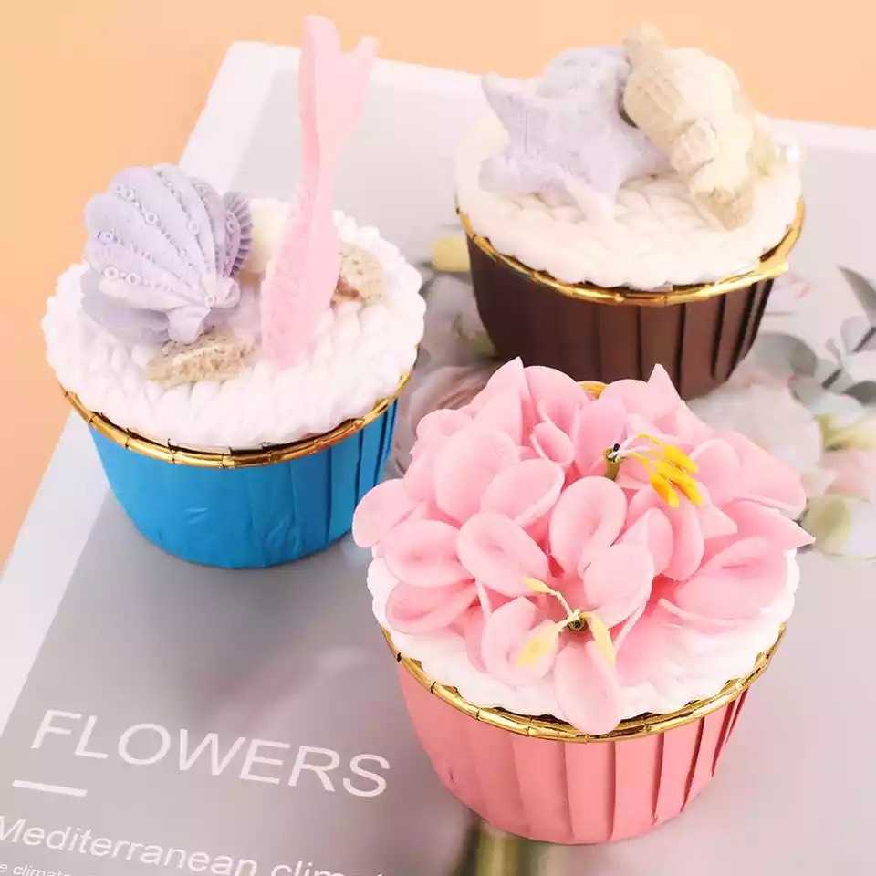 P161CO02988PI ถ้วยคัพเค้กใหญ่ สีชมพู รุ่น5040(50ใบ)