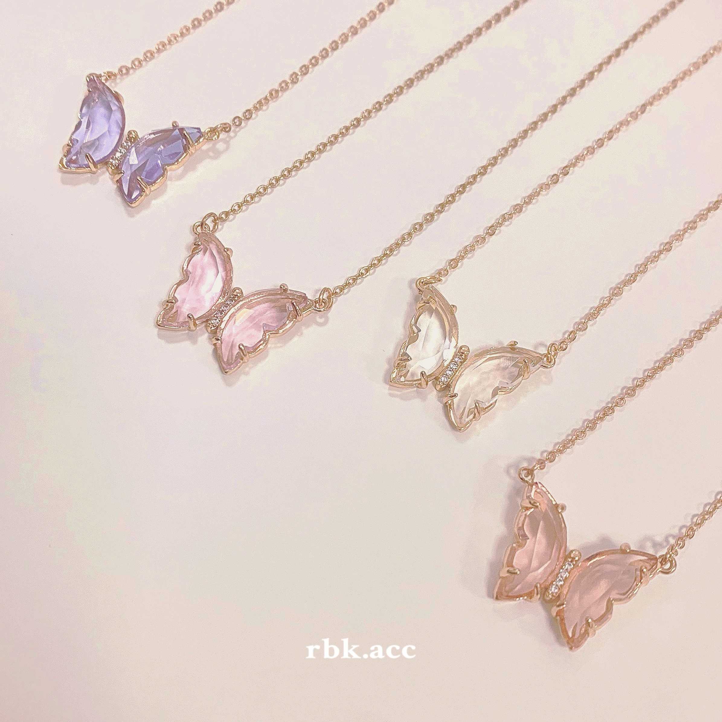 Crystal Butterfly Necklace