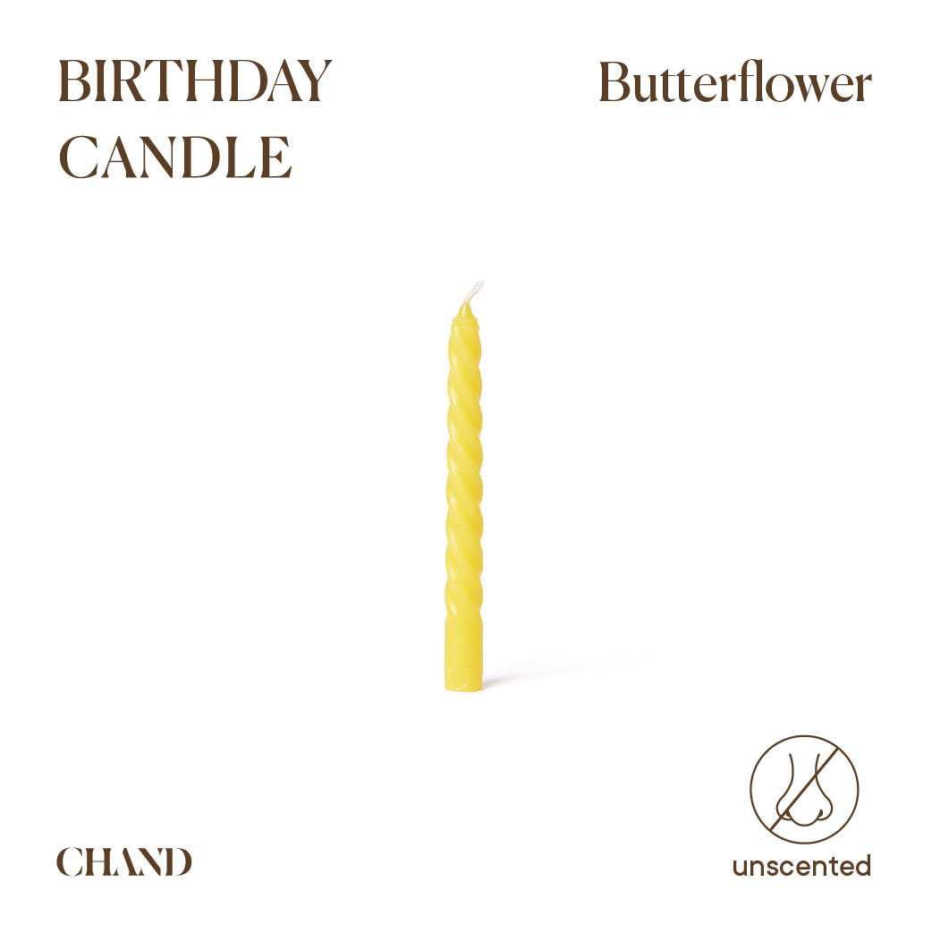 Butterflower Birthday Candle