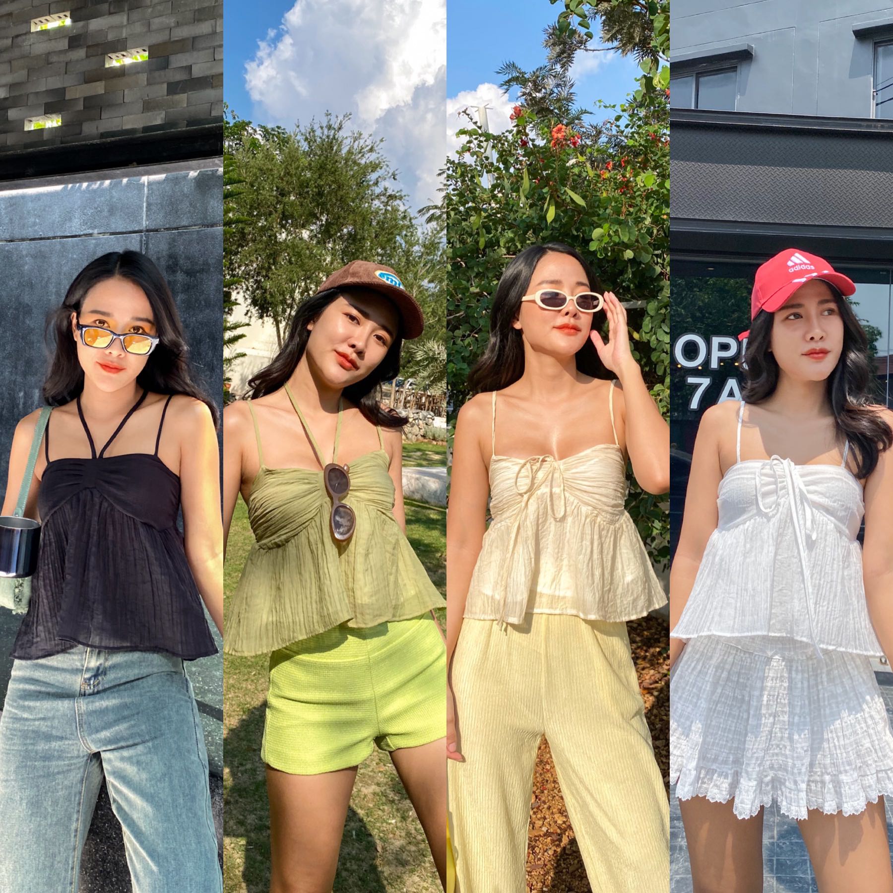 MINIGIRL STORE | Oria cami top เสื้อครอปสายเดี่ยว