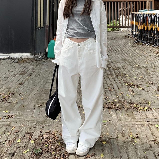 (PRE ORDER) CUTE WHITE JEANS