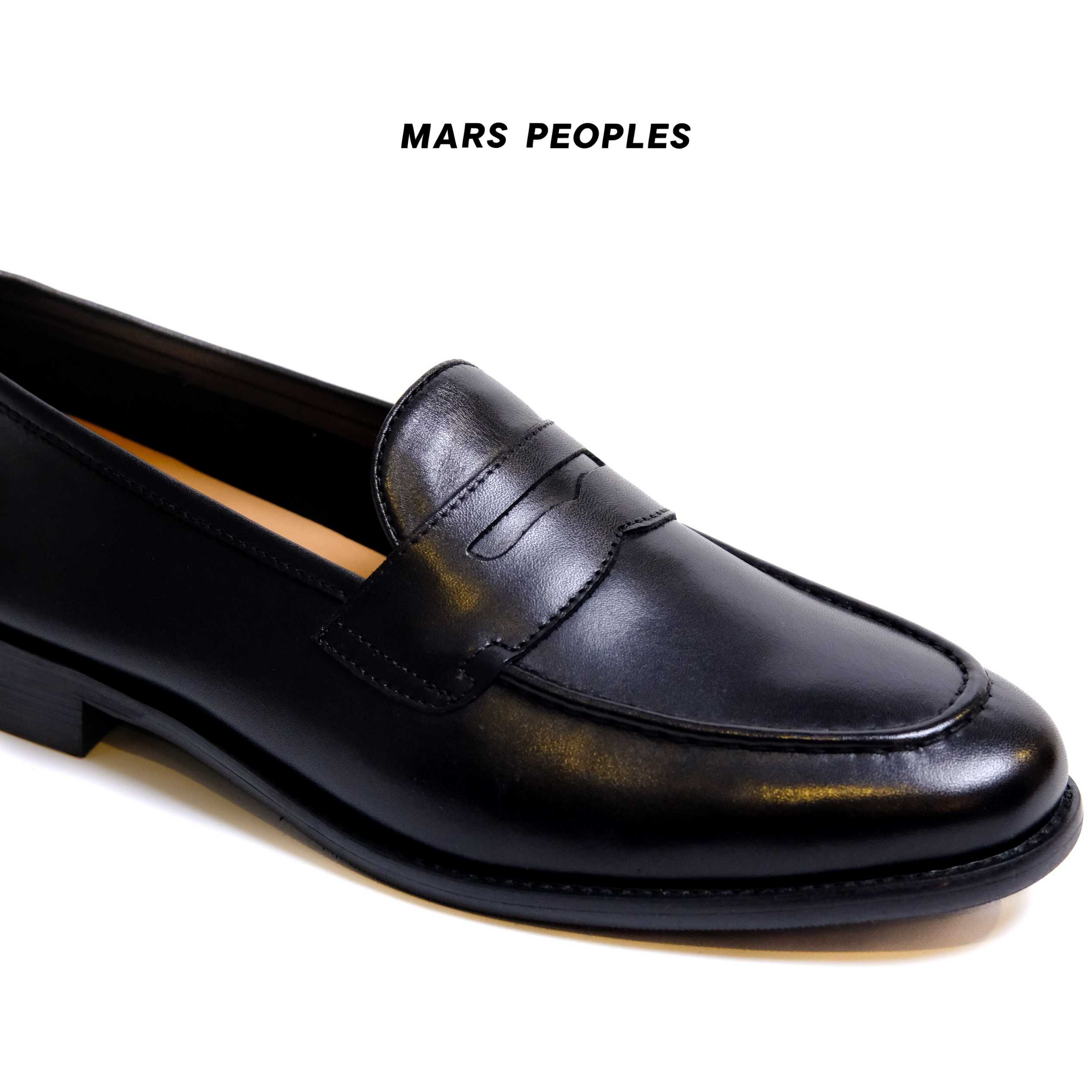 Unlined Penny loafers No.3  - Black calf