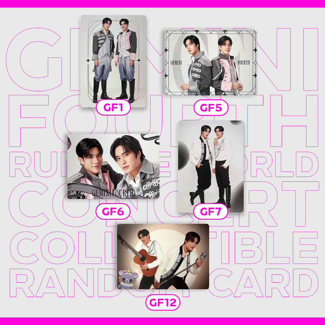 GF Run the World Concert - Collectible Random Card - GeminiFourth