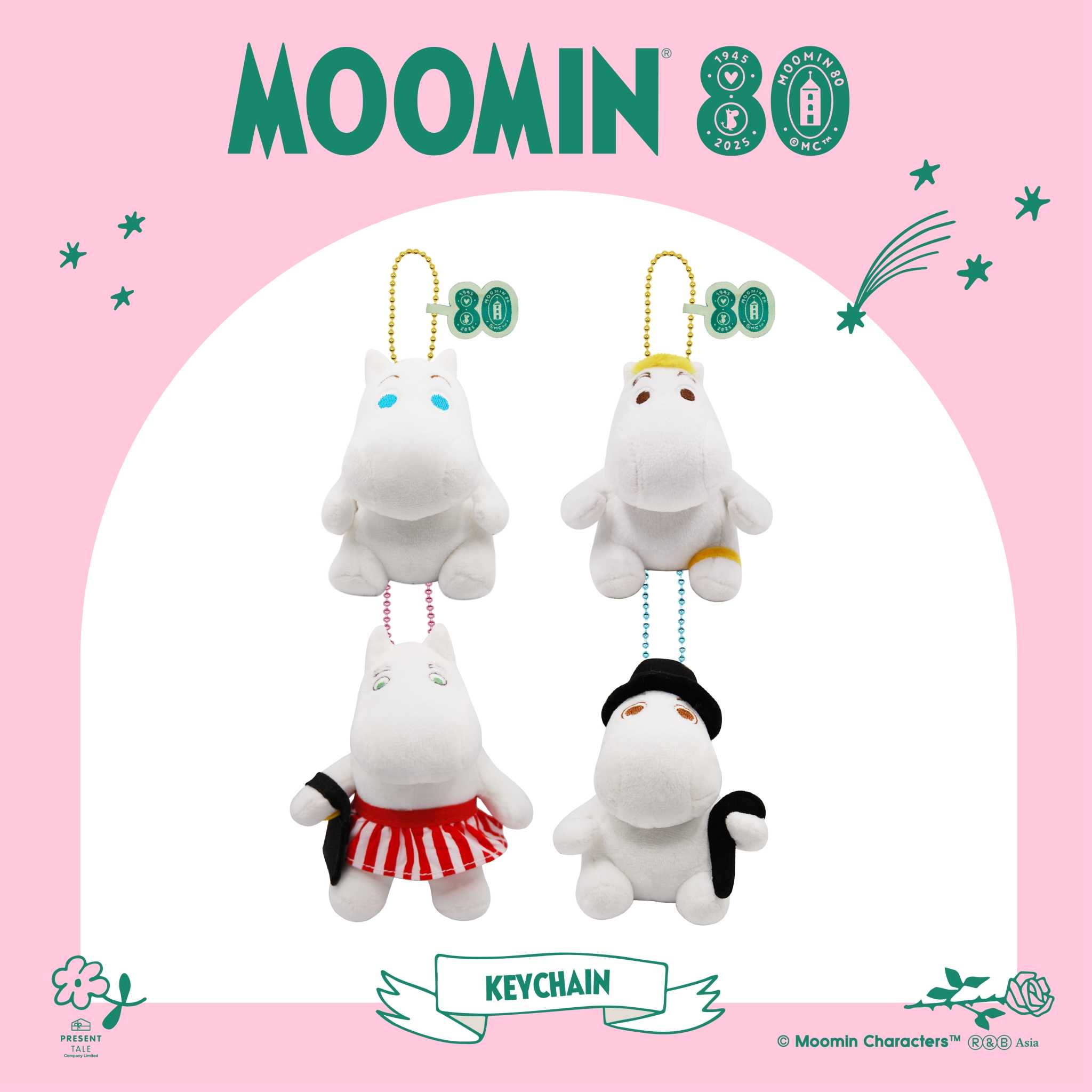 Keychain Moomin Family Collection