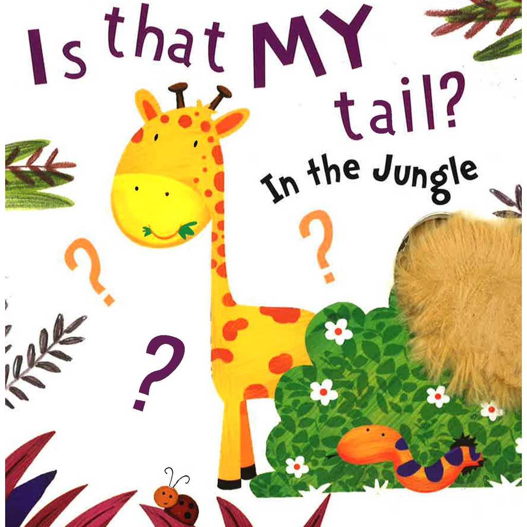 #Sale10.10 #Plush Books Whose tail - Jungle