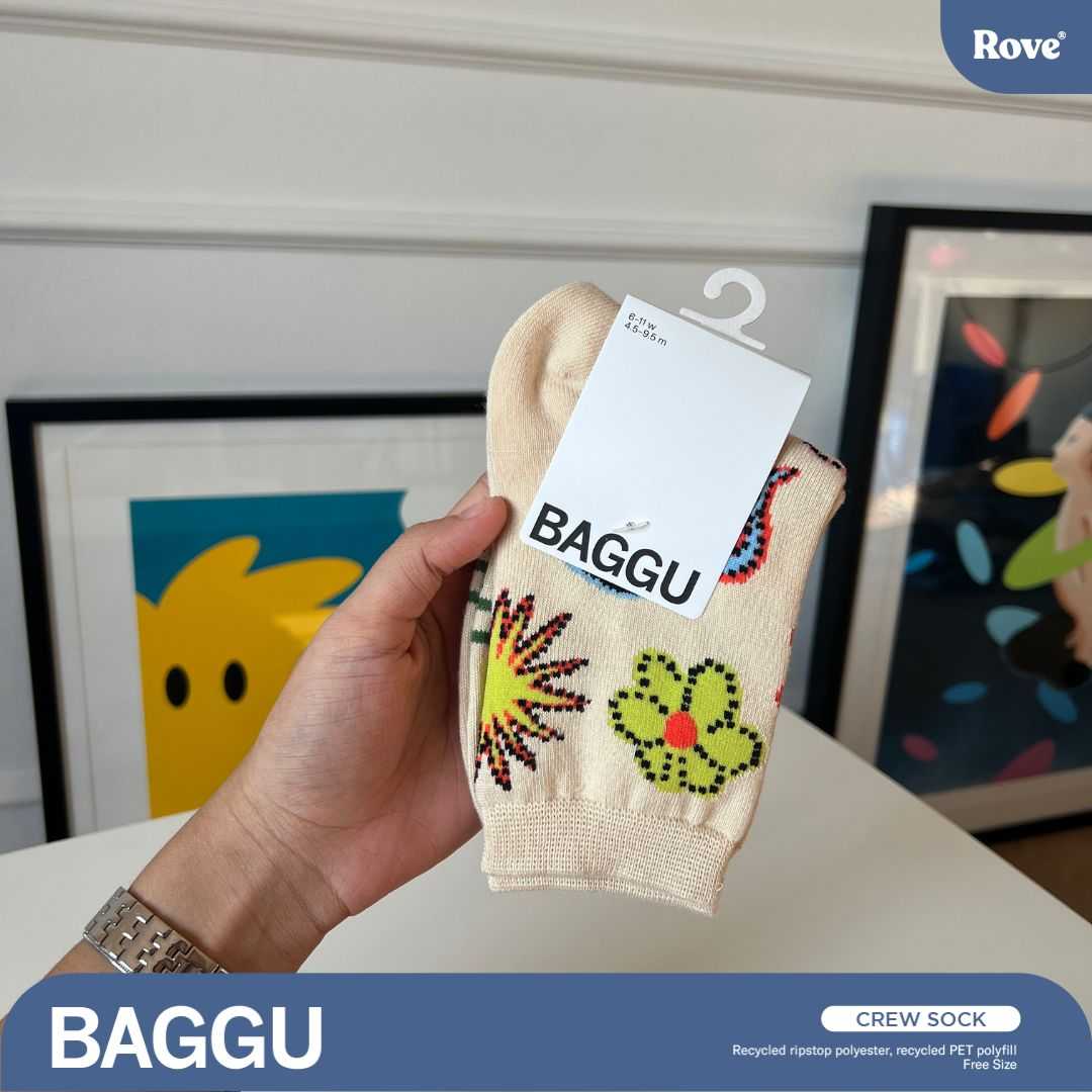 BAGGU Crew Socks - Birds