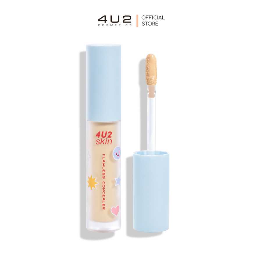 (ซื้อ 1 แถม 1 เฉพาะสีเดียวกัน) 4U2 SKIN FLAWLESS CONCEALER