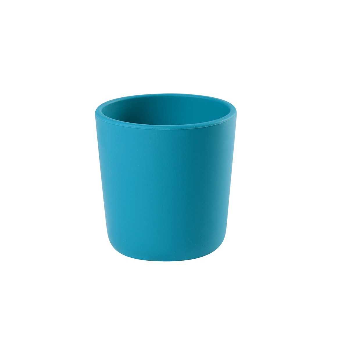 ถ้วยน้ำซิลิโคน Silicone glass - BLUE