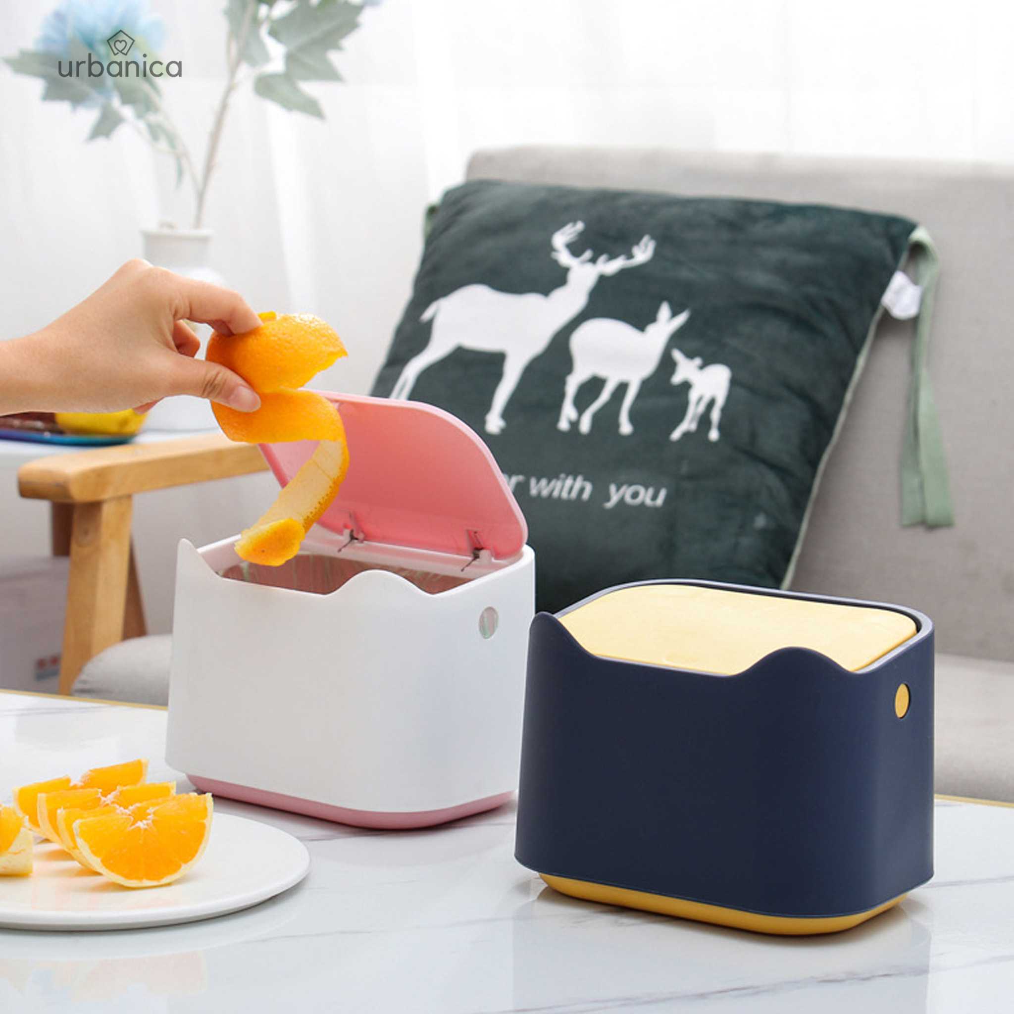 Urbanica Desktop trash box ถังขยะขนาดเล็กสำหรับบนโต๊ะเครื่องแป้ง โต๊ะทำงาน ถังขยะในรถยนต์