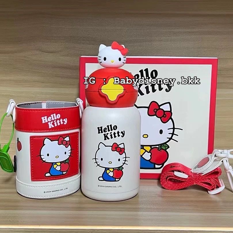 Preorder12-15วัน -(ลิขสิทธิ์แท้) Sanrio เก็บร้อนเย็น พร้อมกระเป๋า /ขนาด600ml
