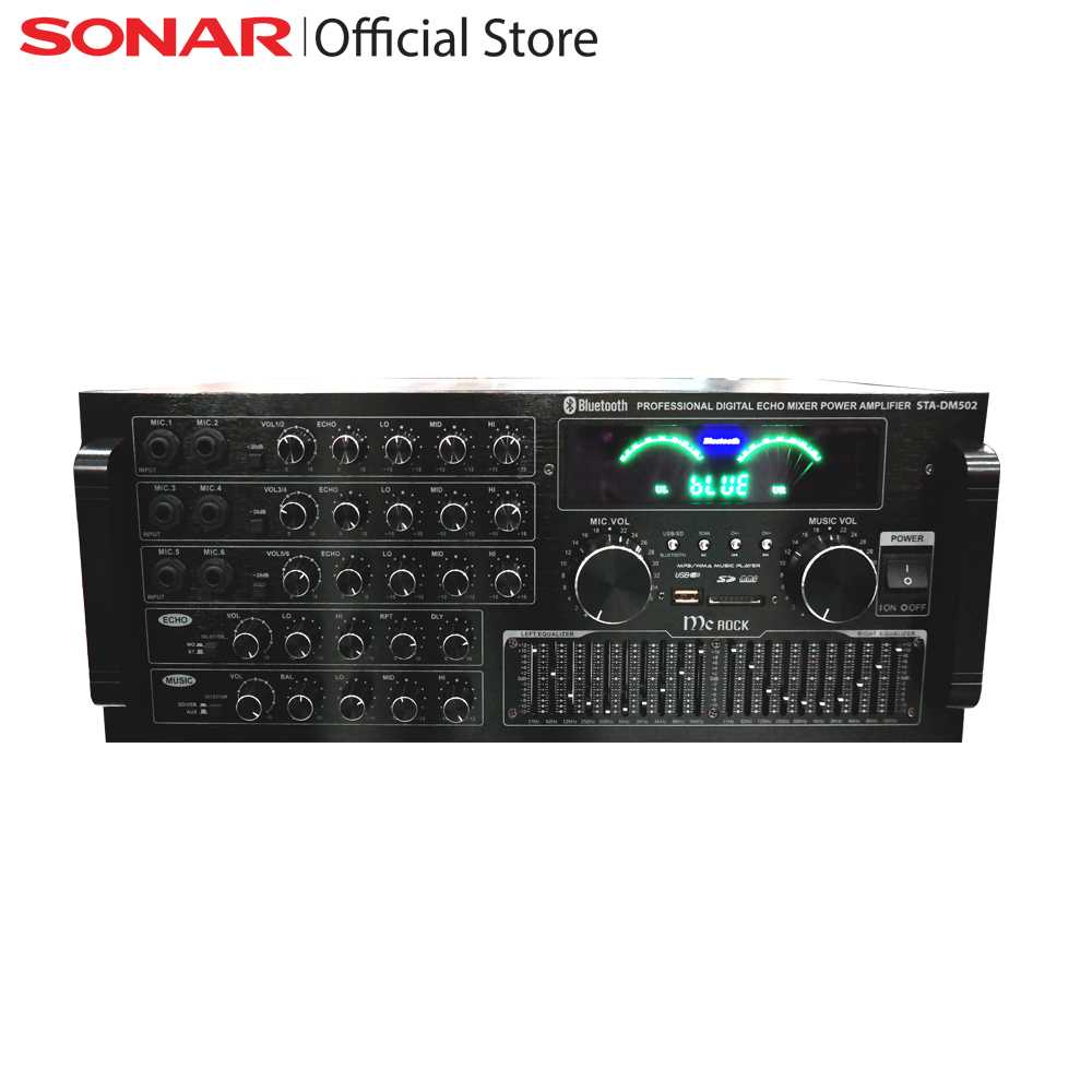 McRock Sonar แอมป์ขยายเสียง แอมป์ เครื่องขยายเสียง รุ่น STA-DM502