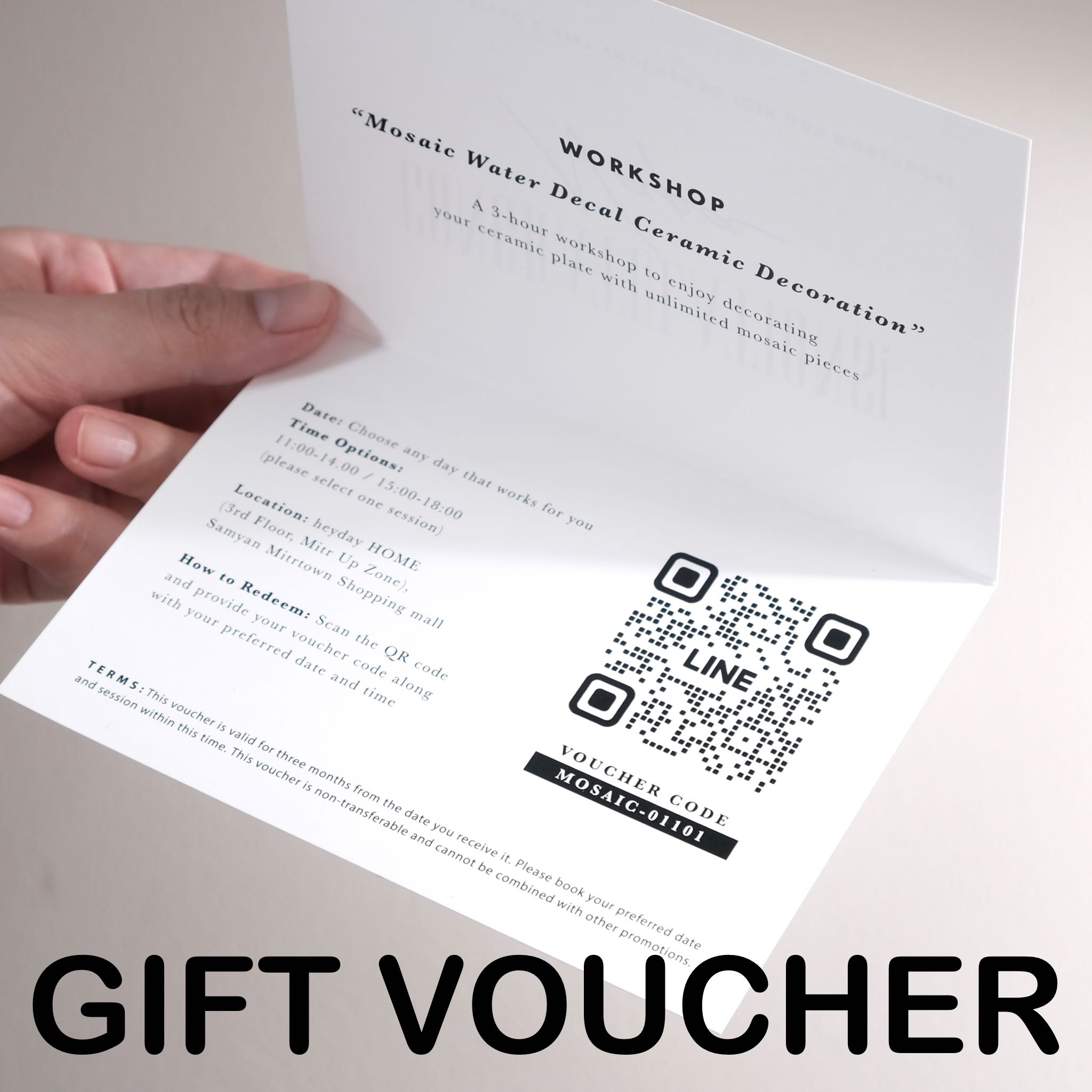 Workshop Gift Voucher✉️