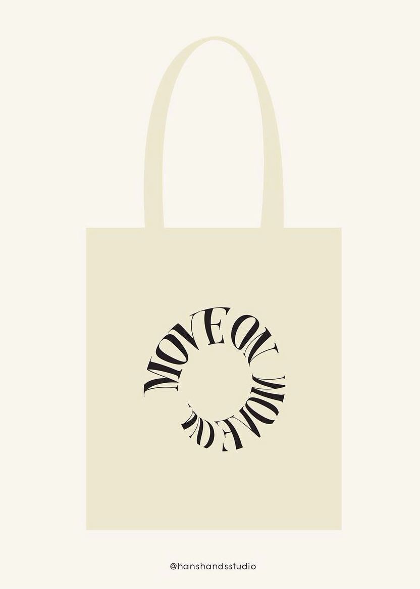 Hans Tote bag - Move on