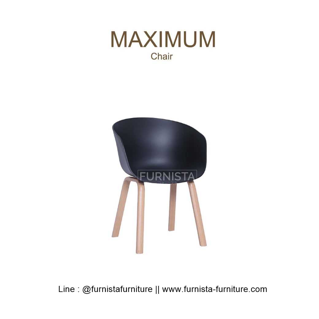 เก้าอี้ดีไซน์ MAXIMUM 54x43xh79 cm.