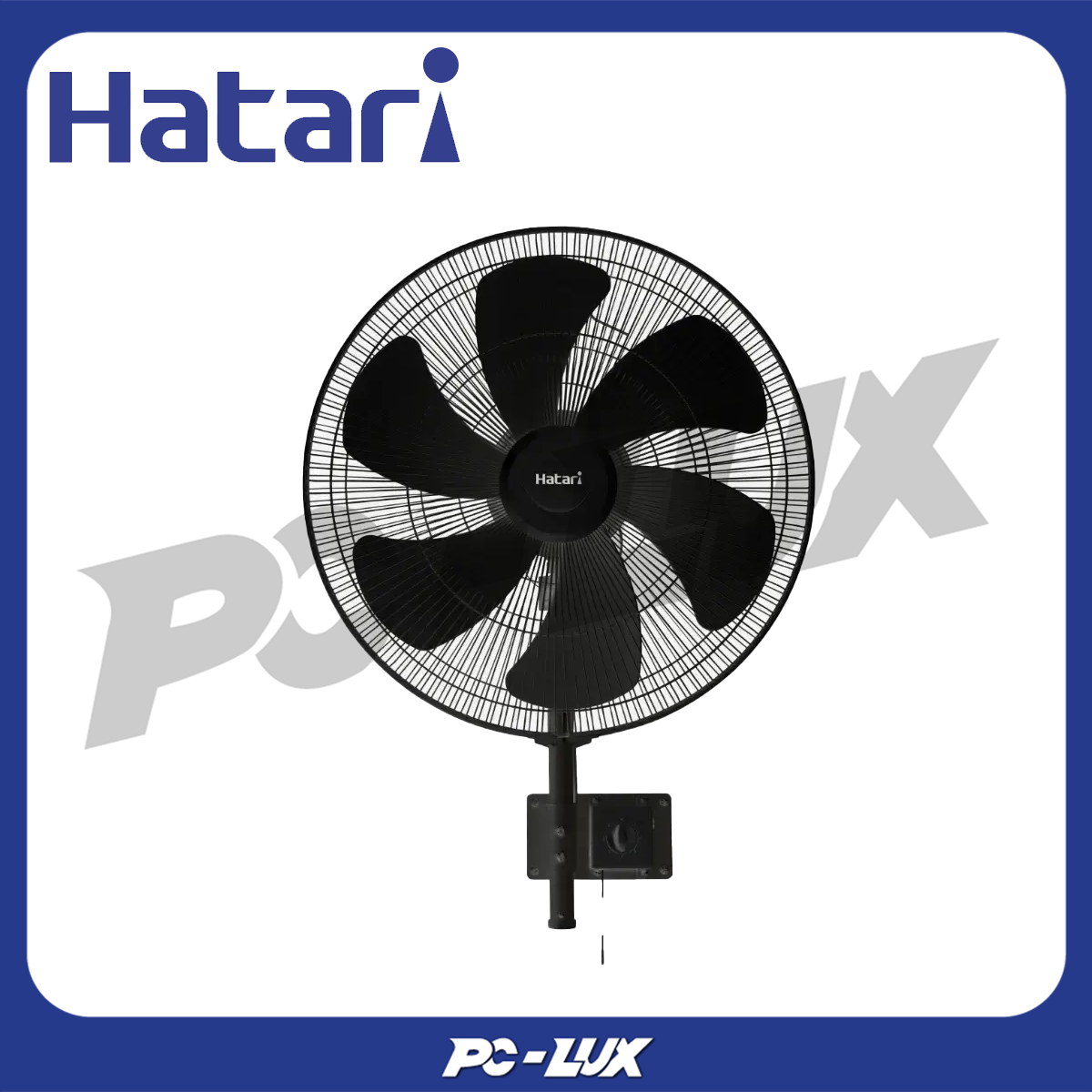 HATARI พัดลมอุตสาหกรรมติดผนัง 25 นิ้ว IW25M1 สีดำ
