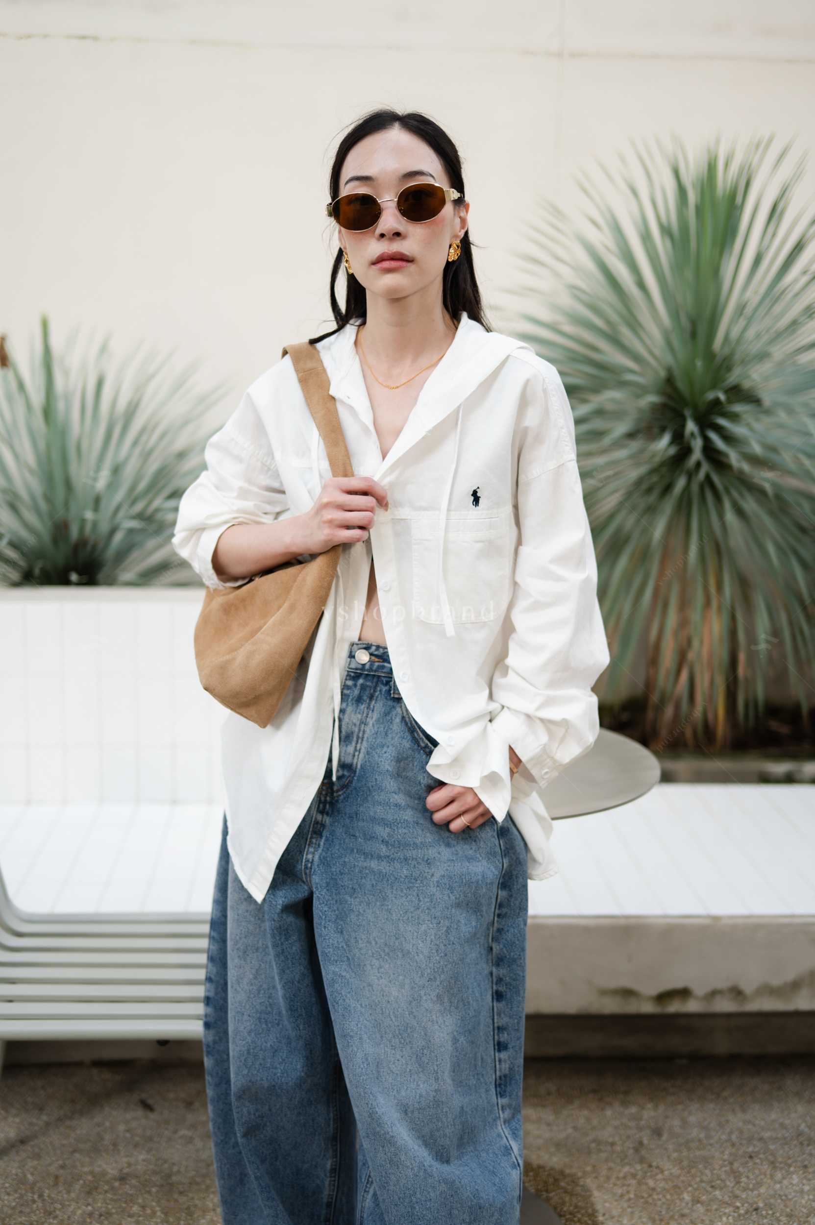 เชิ้ตฮู๊ดปักโป.โลอก