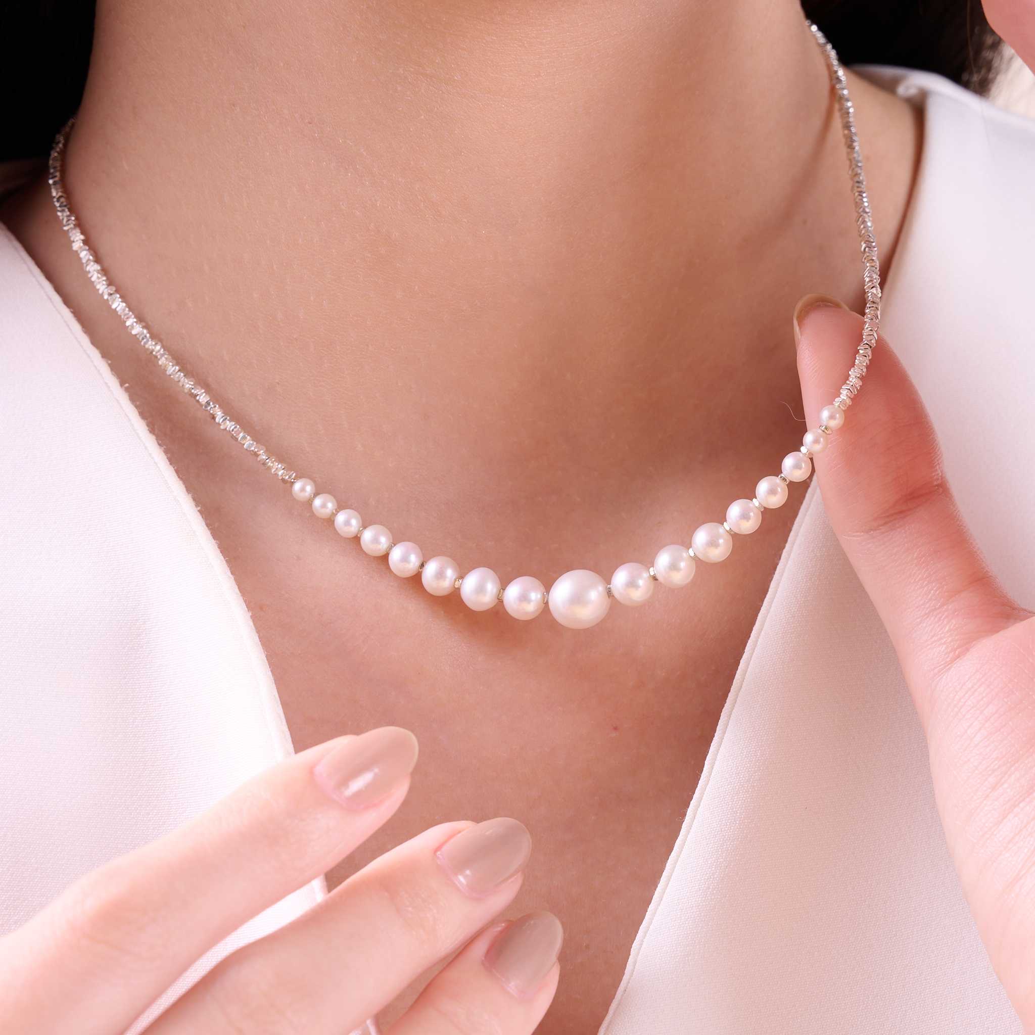 Mother of Pearl Necklace🤍 สร้อยคอไข่มุกแท้