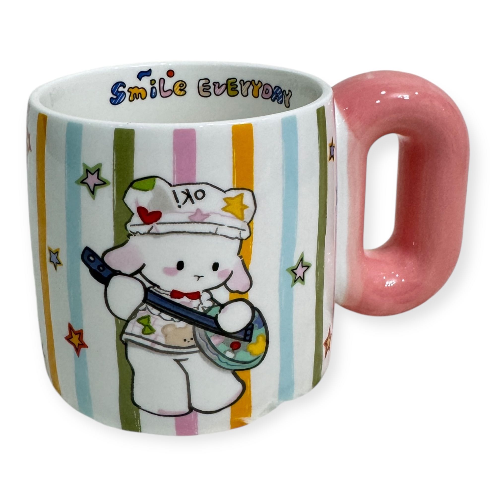 แก้วกาแฟ แก้วมัค เซรามิก ลายการ์ตูน ขนาด 550 มล.