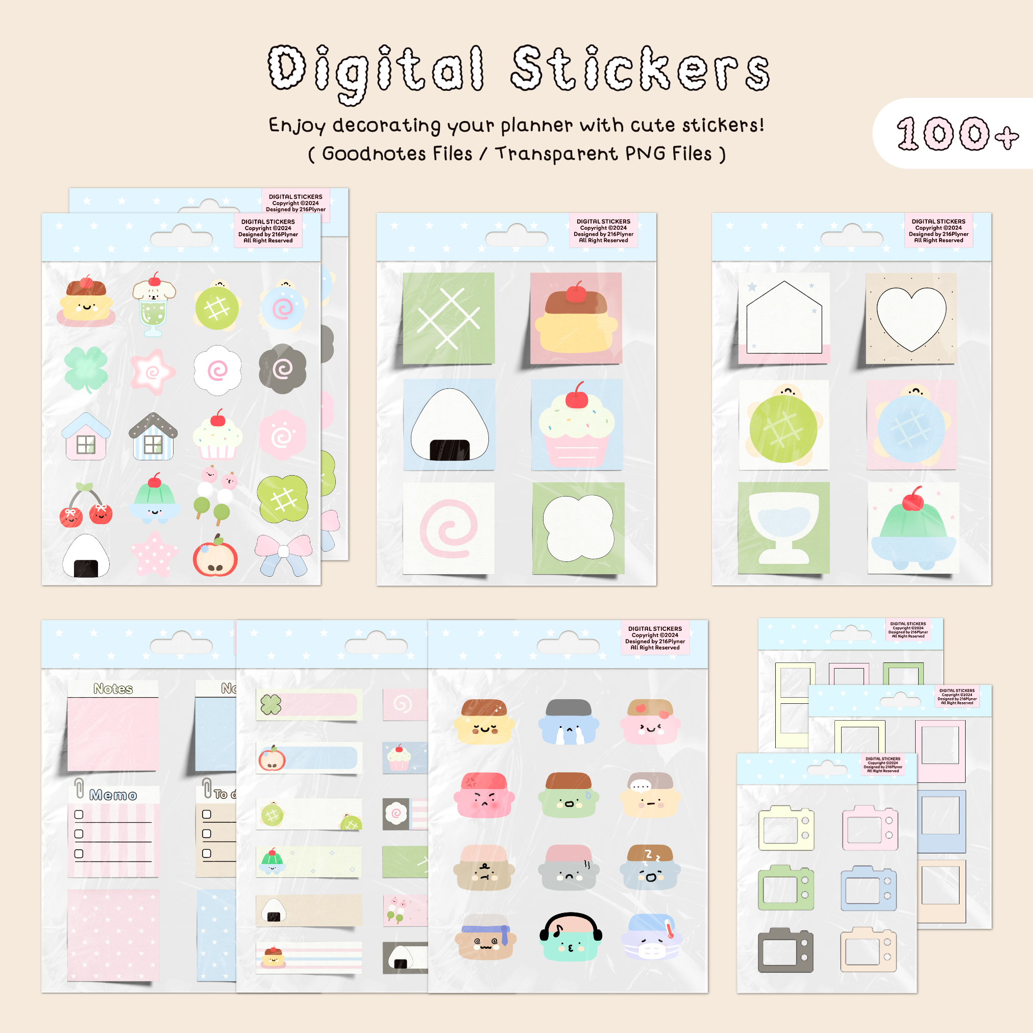 Digital Sticker Pack 🍞