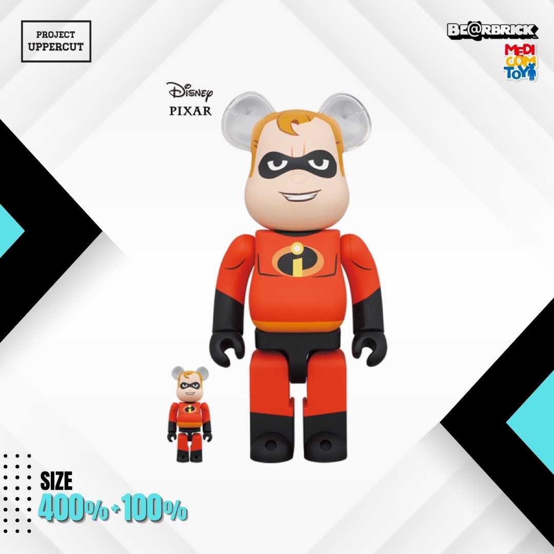 BE@RBRICK 400%+100% DISNEY/PIXAR : Mr.INCREDIBLE [New]