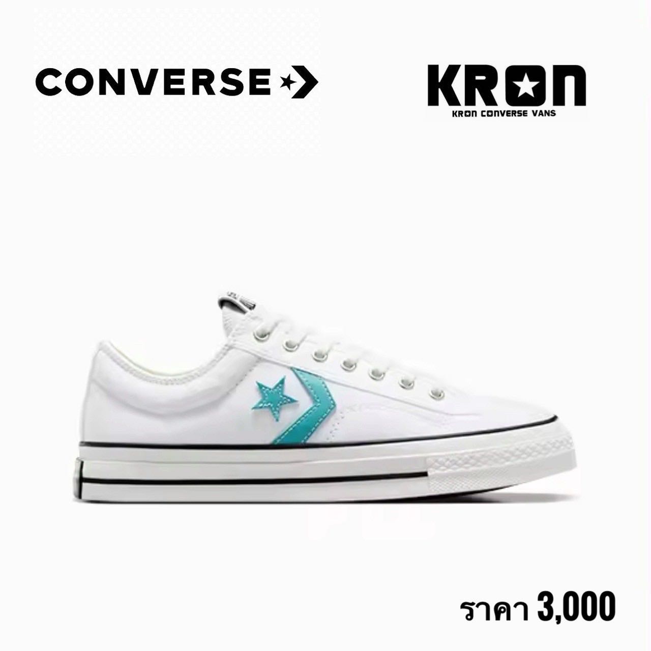 CONVERSE SNEAKER STAR PLAYER 76 SEASONAL COLOR OX WHITE/BLUE MEN