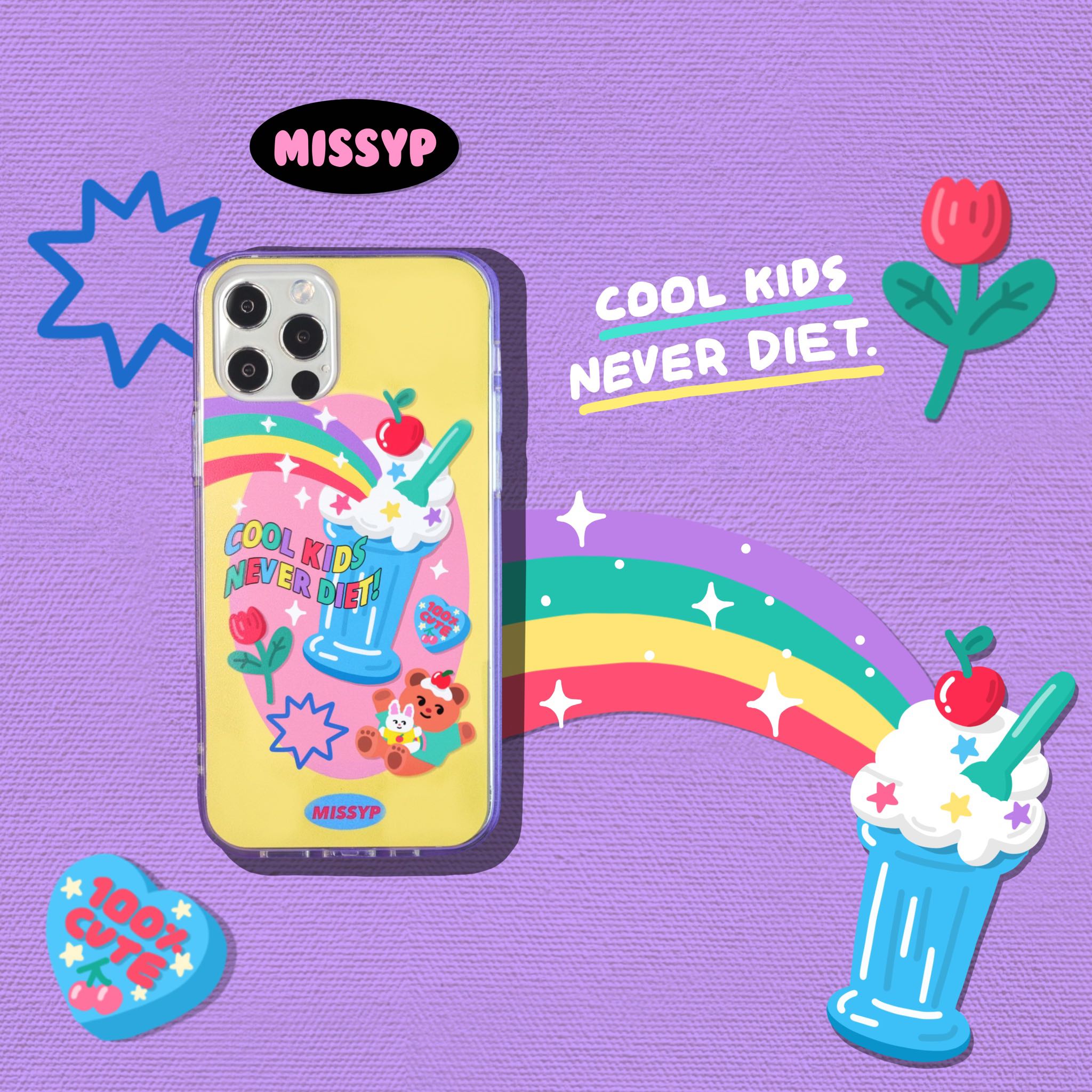 PRE-BUMPER CASE COOL KIDS NEVER DIET