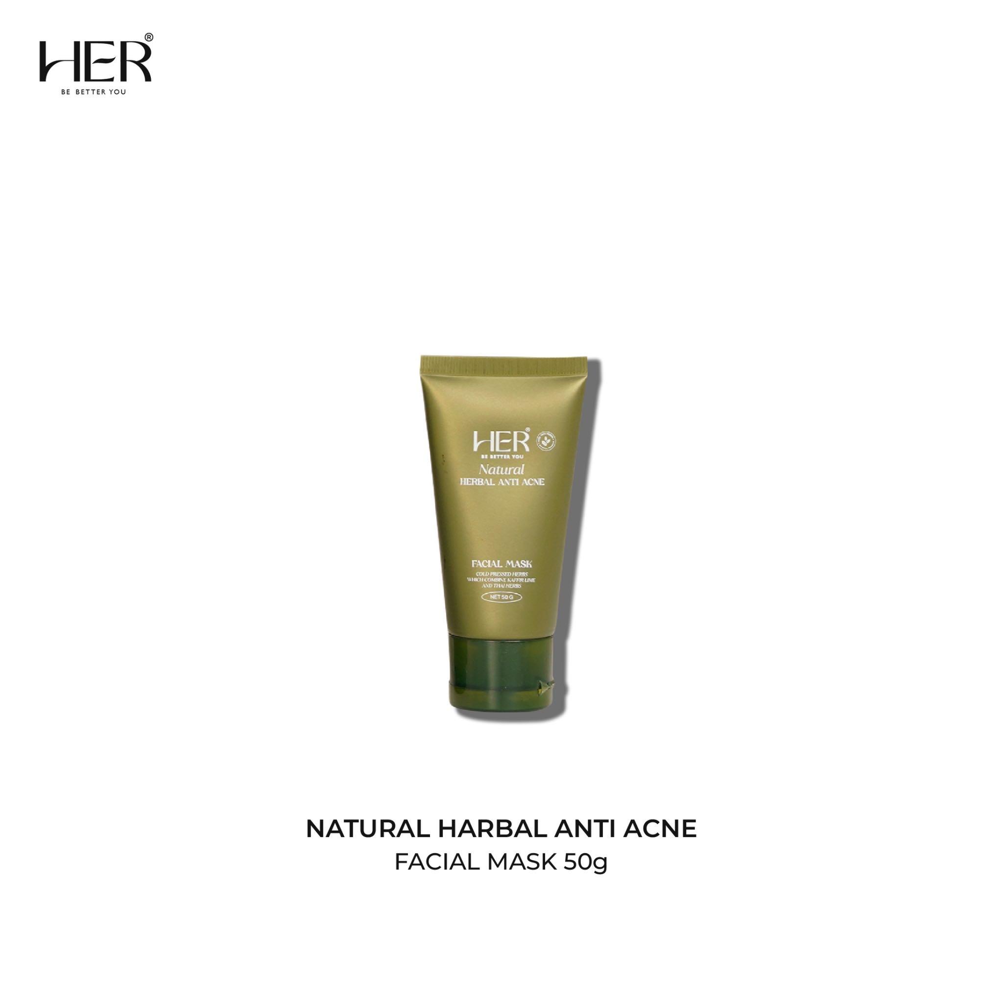 NATURAL HARBAL ANTI ACNE FACIAL MASK 50G