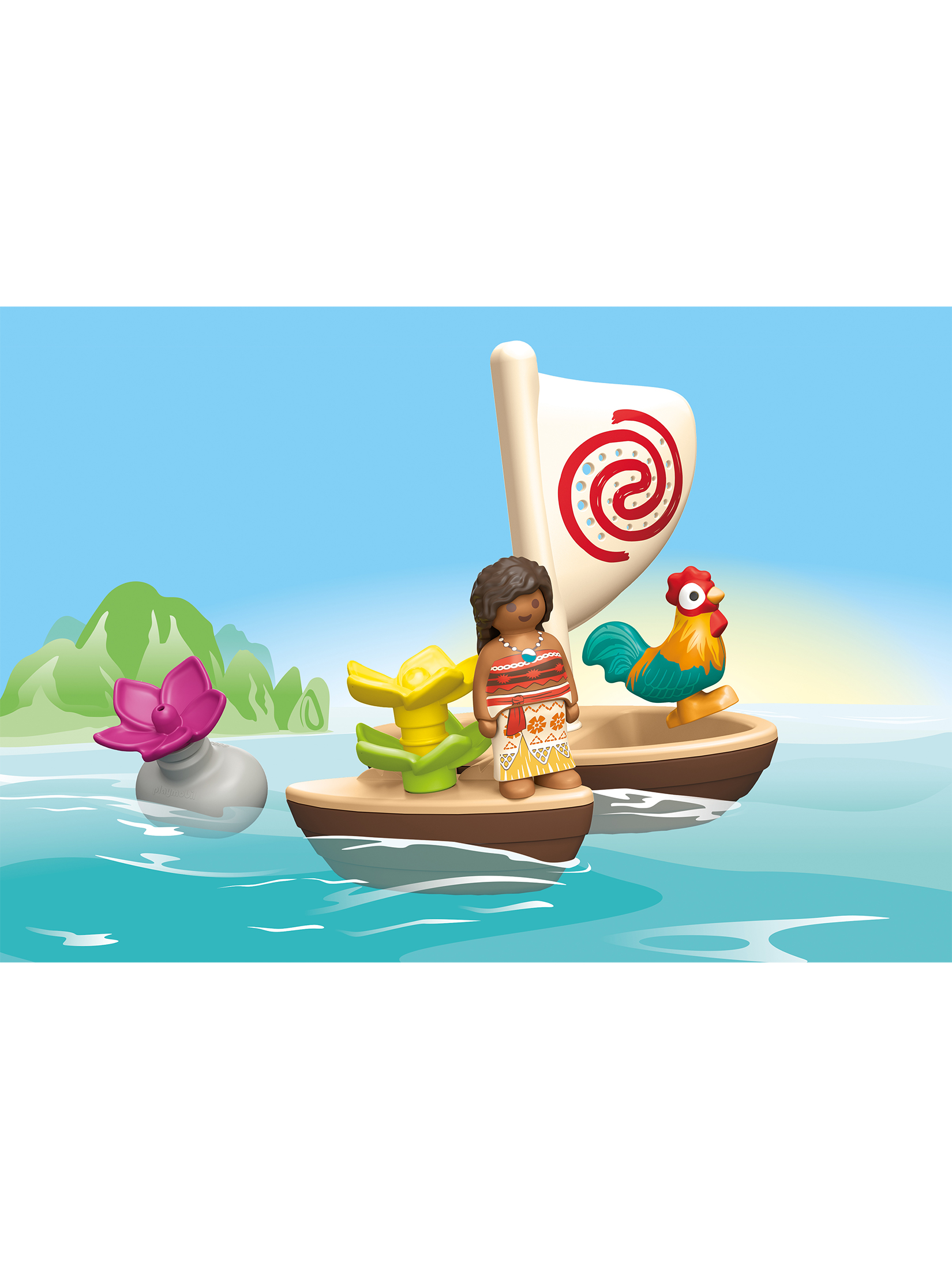 Playmobil 71459 JUNIOR & Disney: Moana's Sail Boat จูเนียร์ & ดิสนีย์ เรือใบของโมอาน่า