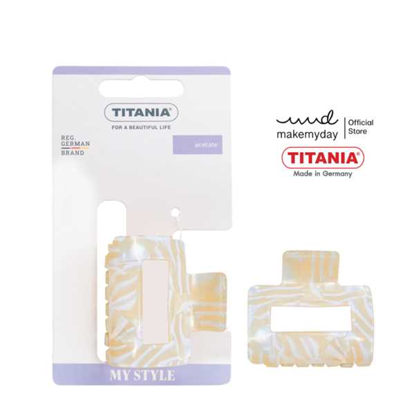 TITANIA Hair Clip กิ๊บหนีบผม สี Sahara Swirl นำเข้าจากเยอรมัน (1 กล่องบรรจุ 1 ชิ้น)