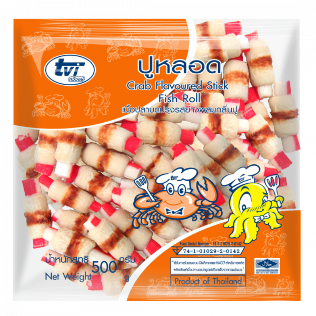 T ปูหลอด 500g. x 20 pack ( ส่ง 20+ 60 บาท )