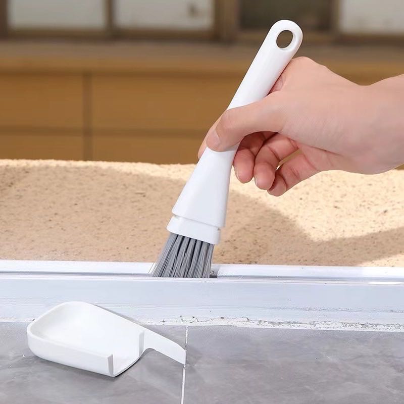 ✅ Mini Dusting Brush แปรงปัดฝุ่นพร้อมที่โกยผง