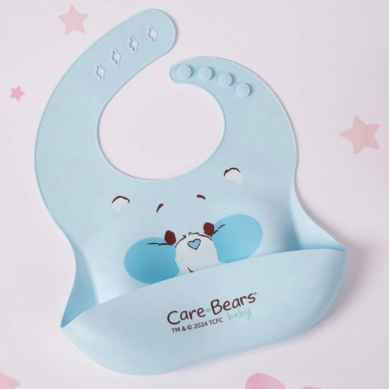 พร้อมส่ง🩵Care Bears Baby (ซิลิโคน)กันเปื้อนเด็กทารก