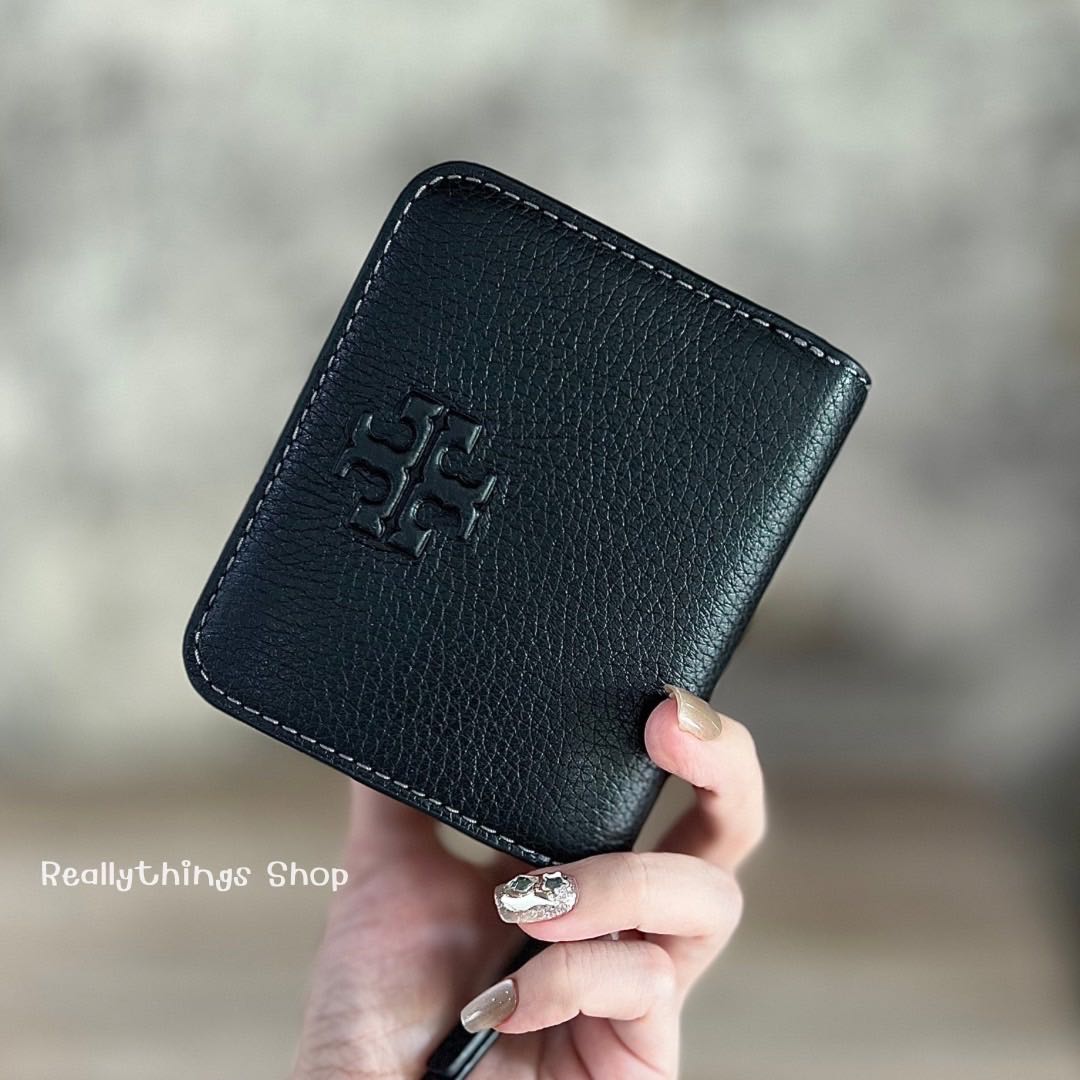 {แท้💯%📮พร้อมส่ง+ส่งฟรี} กระเป๋าตังค์ Tory Burch Thea Bi Fold Wallet 146463 147606