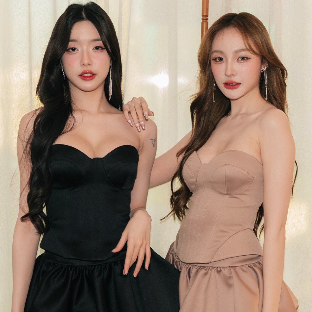 Lism S-058 เสื้อเกาะอก Corset สุดเป๊ะปัง!!