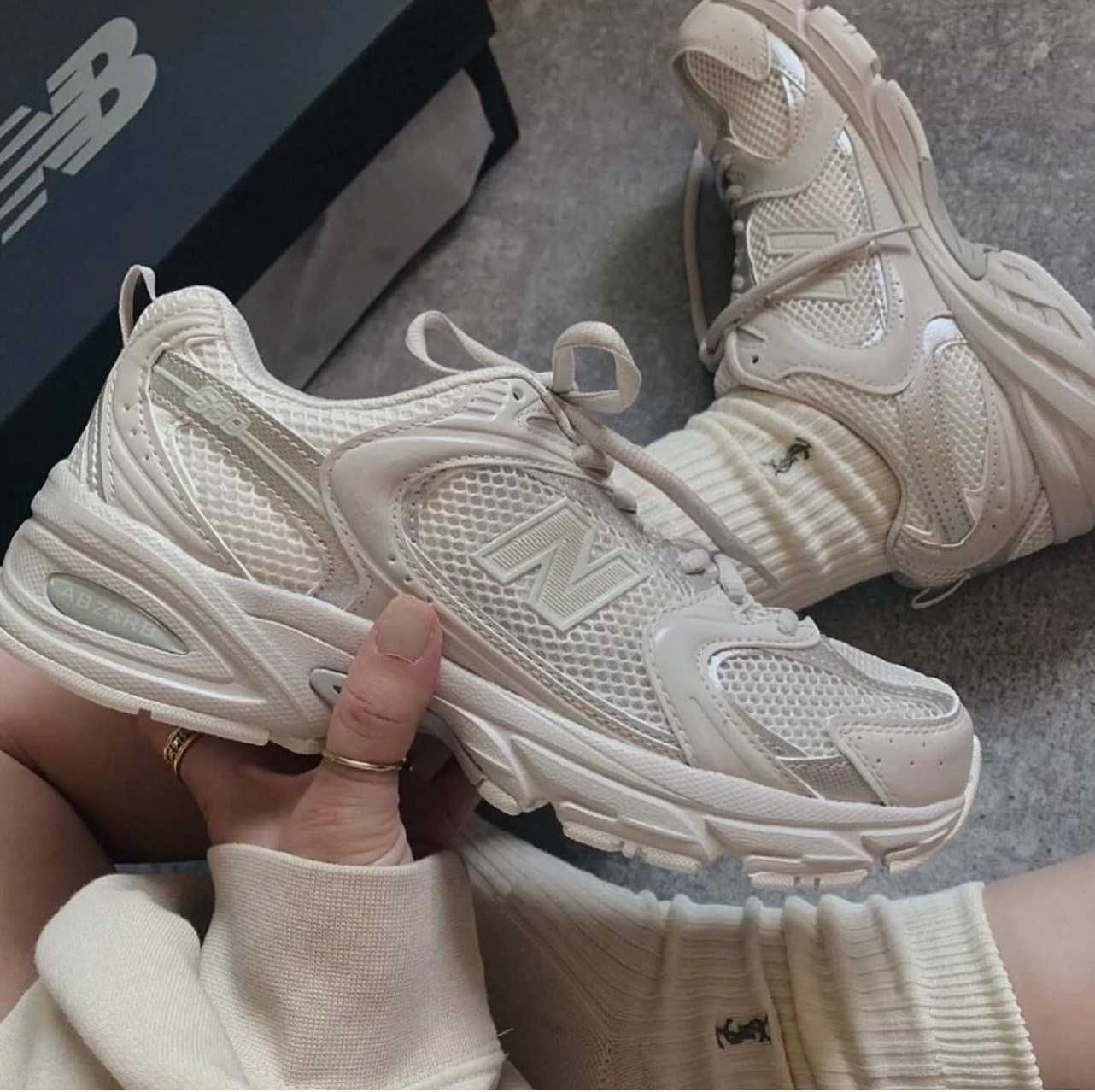 New Balance MR530AA1 (Beige) !!พร้อมส่ง!!
