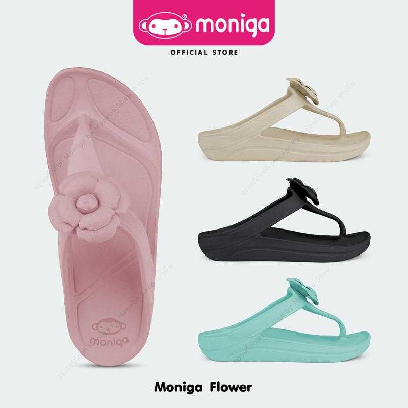 MONIGA รุ่น MNG-Flower รองเท้าแตะหูคีบ  โมนิก้า นุ่มมมม ... เวอร์