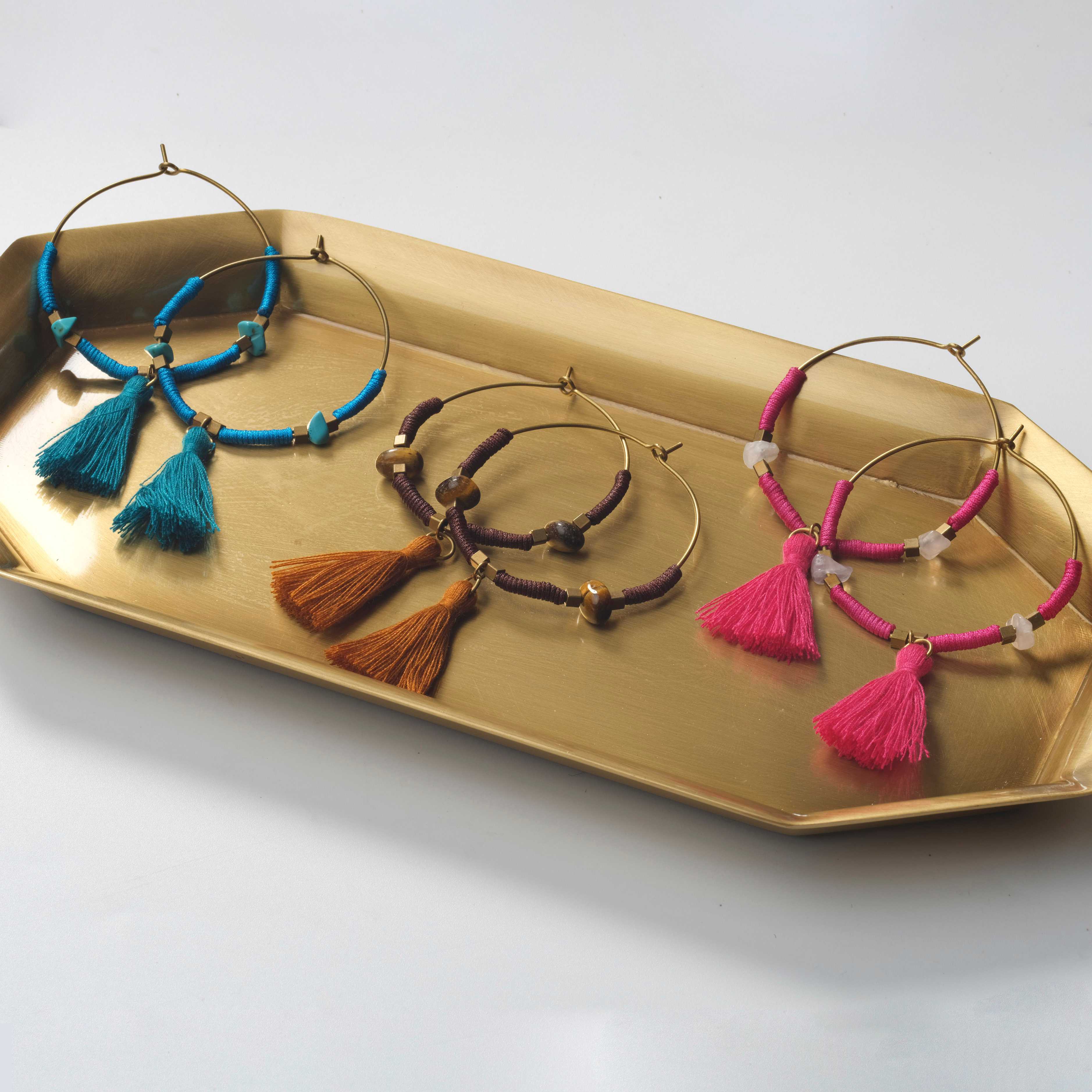Hoop & Cotton Earring