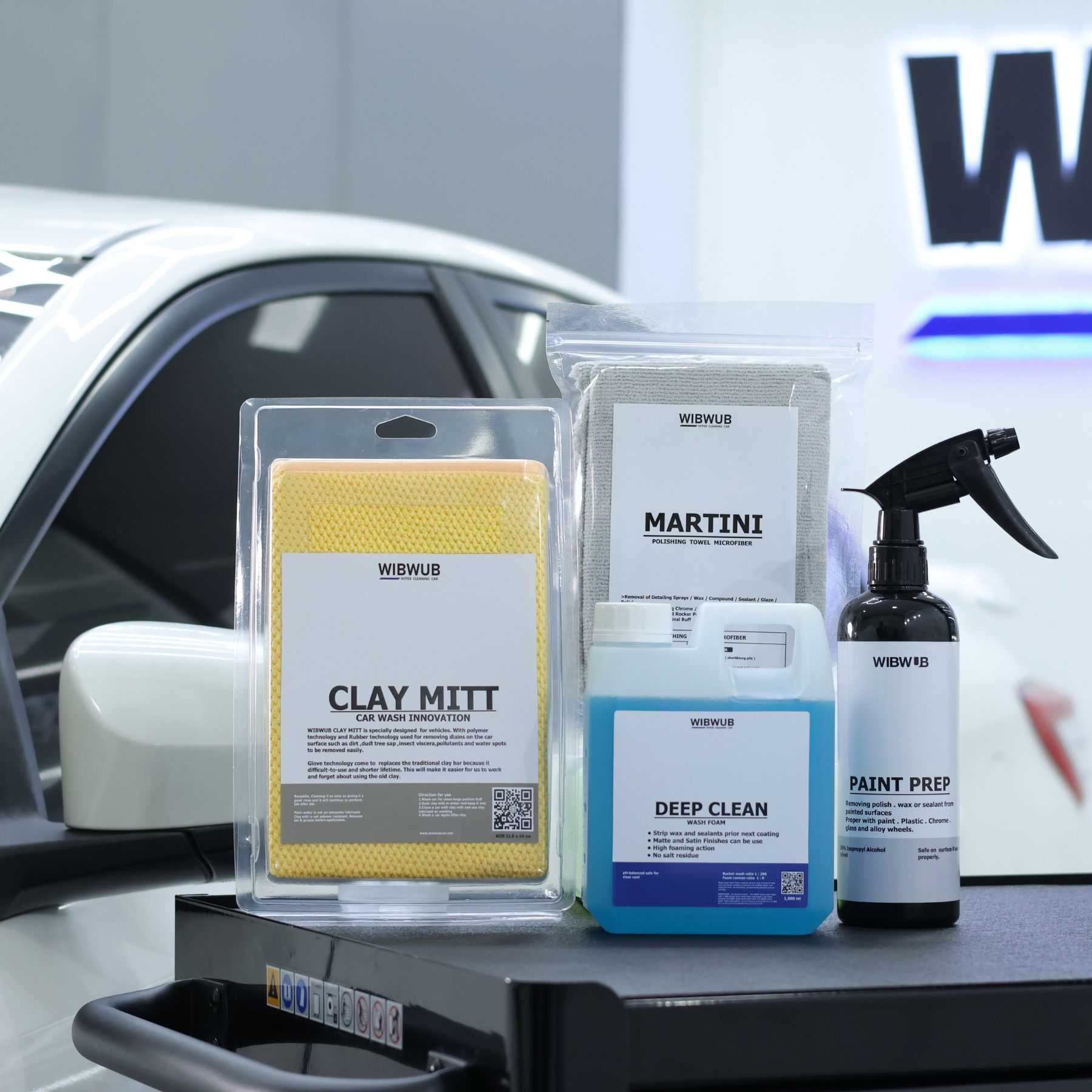 เซตเตรียมพื้นผิวรถยนต์ก่อนการเคลือบสี (Clean & Prep Set)