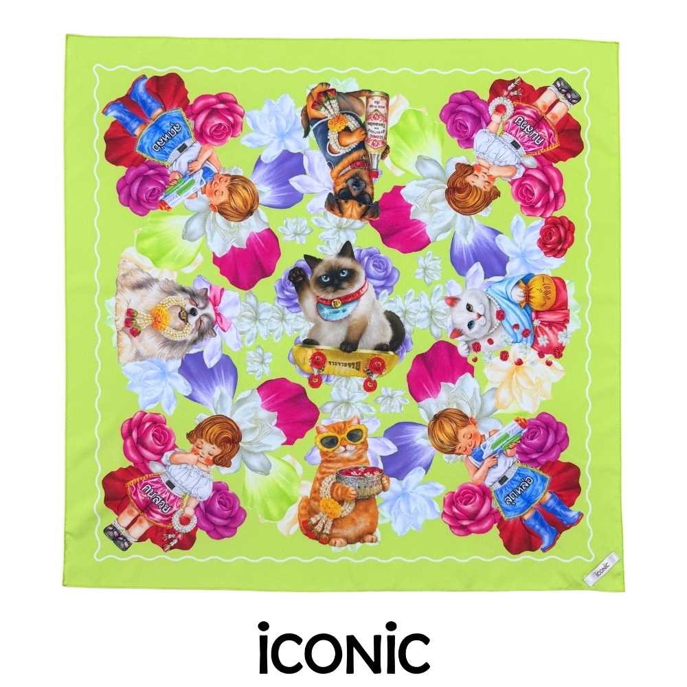 iCONiC FLOWER POP BANDANA #20596-97