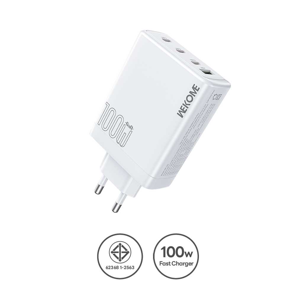 Adapter Charger WP-U62 (White) 100W A+3C- หัวชาร์จ