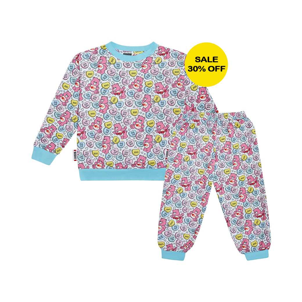 (DROP 2) A LOT OF HEARTS JUMPER SET (KIDS)