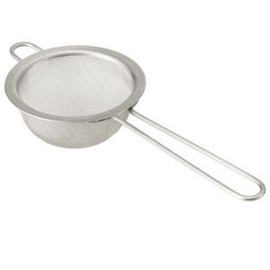 MUJI Stainless Steel Tea Strainer-Silver  Width 3.0 x Length 6.9 inches (7.5 x 17.5 cm